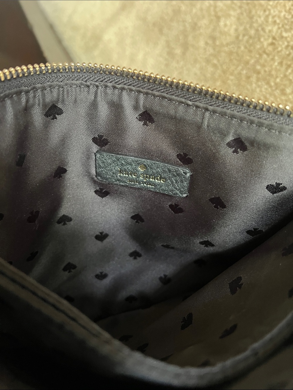 Kate Spade Black Pebbled Leather Crossbody Purse - Picture 3 of 4